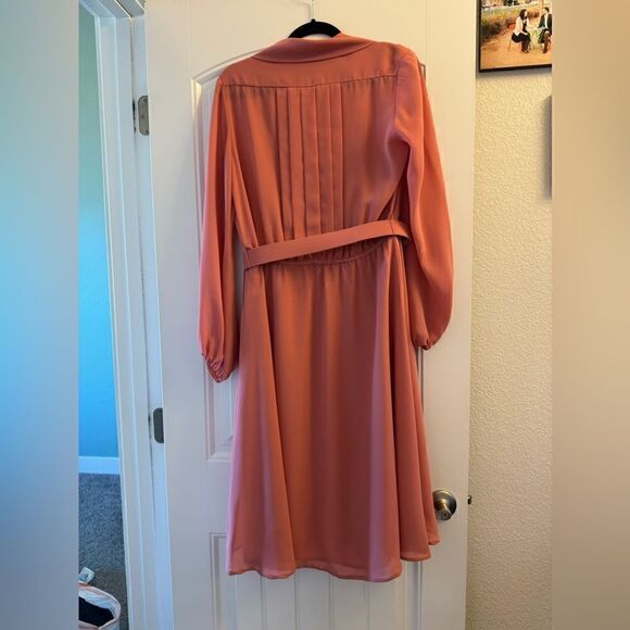 Vintage Salmon Jack Bryan Dress with Belt - Picture 4 of 6